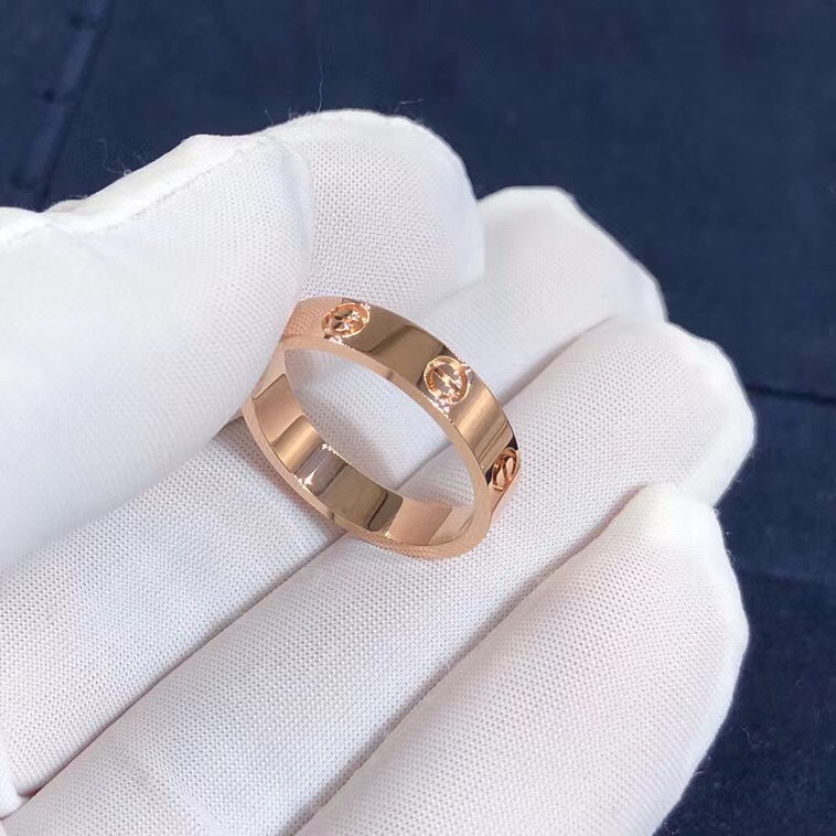 Cartier 18k Rose Gold 3.6MM Love Wedding Band Ring B4085200